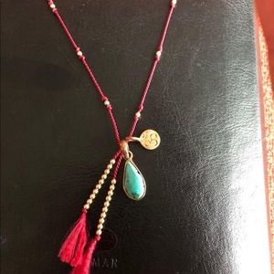Turquoise yogi necklace